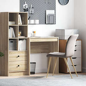 vidaXL Skrivbord Sonoma ek Konstruerat trä 70 x 40 x 76 cm Robust