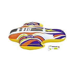 Bestway Badmadrass Flygplan med vattenpistol 117 x 107 cm