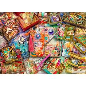 Bluebird Puzzle The Junk Journaler's Desk 500 Bitar