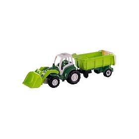 Cavallino Toys XL Tractor Green with Tipper Trailer 86,5cm