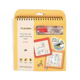 Filibabba My Favourite Water Colouring Book Dinos
