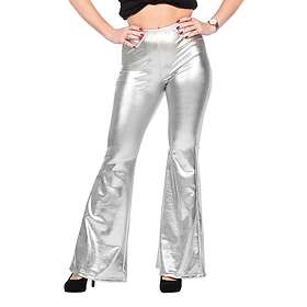 70-tals Byxor Dam Silver Metallic 36