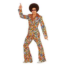 70-tals Herrkostym Disco Bubbles Maskeraddräkt XX-Large