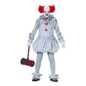 Blodig Skräckclown Maskeraddräkt Large