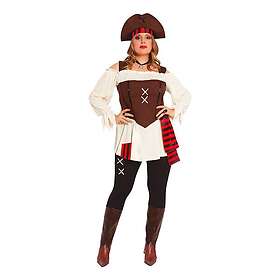 De Sju Haven Pirat Dam Plus-size Maskeraddräkt Plus-size