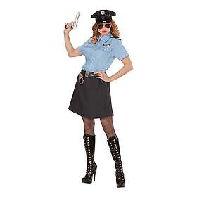 Polisofficer Dam Maskeraddräkt X-Small