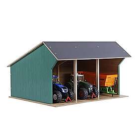 Kids Globe Farm shed for 3 vehicles 1:32