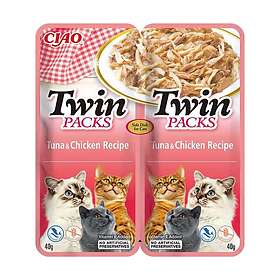 Ciao Twin Packs Cat Tuna/Chicken in Tuna Broth 2x40g
