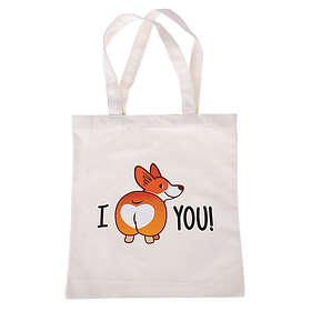 TIAKI "I love you" canvasväska 1 st