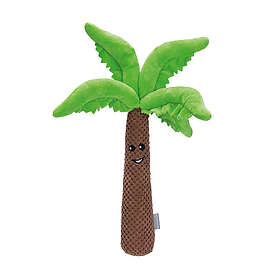 Beeztees plyschpalm brun/grön hundleksak 30 cm