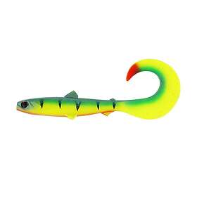 Westin BullTeez Curltail 10cm 3,9in 6g, 1-pack Tiger Perch
