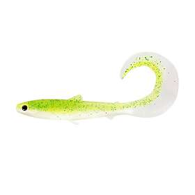Westin BullTeez Curltail 10cm 3,9in 6g, Sparkling Chartreuse