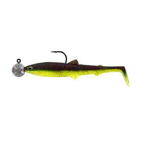 Westin BullTeez Shadtail RnR 12,5cm (10g #6/0), Black Chartreuse