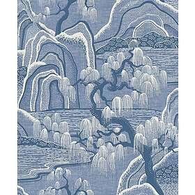 Boråstapeter Blue & White Indigo Garden tapet 6147