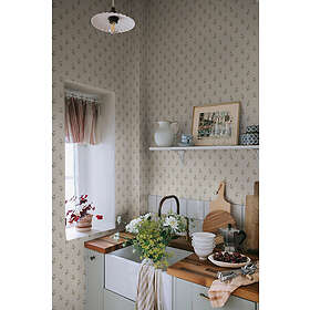 Sandberg Wallpaper Siv, Oat S10470