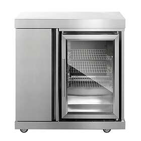 MyOutdoorKitchen Stainless Collection Module with refrigerator and storage cabin
