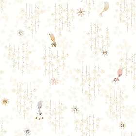 Casadeco Once Upon A Time 2 Tropical Birds Naturel