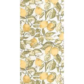 Casadeco Soliflore Lemon Tree Jaune Citron Blanc