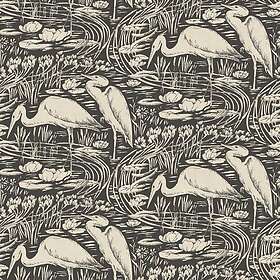 Casadeco Babylone Euphrate Noir Reglisse