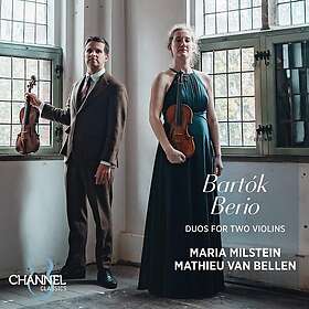 Maria Milstein, Mathieu Van Bellen Bartók & Berio Duos for Two Violins CD