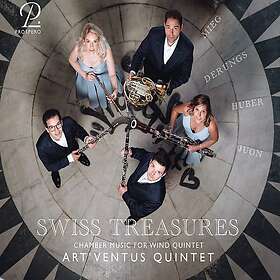 Art'ventus Quintet, Gion Antoni Derungs, Paul Huber, Peter Mieg Swiss Treasures CD