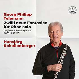 Hansjörg Schellenberger Telemann: 12 neue Fantasien für Oboe solo CD