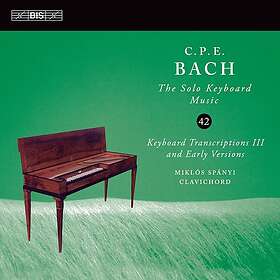 Miklós Spányi CPE Bach: Solo Keyboard Music, Vol. 42 CD