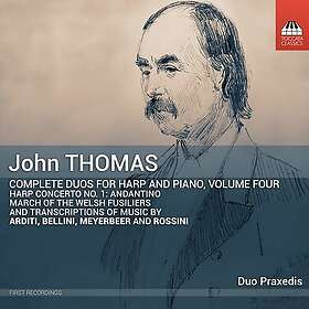 Duo Praxedis, John Thomas Thomas: Complete Duos for Harp & Piano, Vol. 4 CD