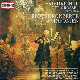 Manfred Friedrich, Frederick The Great Symphonies & Flute Concertos CD