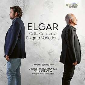 Giovanni Sollima, Orchestra Filarmonica Della Calabria, Filippo Arlia Elgar: Cello Concerto & Enigma Variations CD