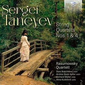 Rasumowsky Quartet Taneyev: String Quartets Nos. 1 & 4 CD