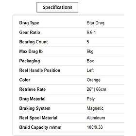 Mitchell Colors Mx Baitcast Fiskerulle