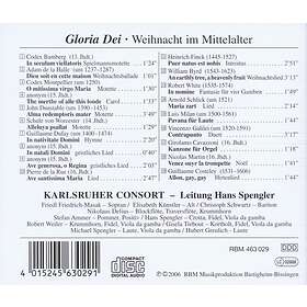 De La Halle, Spengler, Karlsruher Consort Gloria Deichristmas In The CD