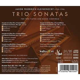 Ensemble La Cantonnade, Jakob Friedrich Kleinknecht Bohemian String Trios CD