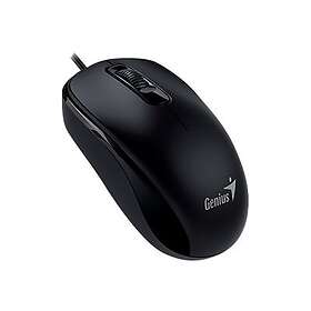 Genius Trådbunden Mus, Dx-110, Svart, Optisk, 1200Dpi, Usb-C