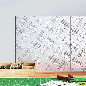 vidaXL Aluminiumplattor 2 stycken, Halkfria, 30x30 cm