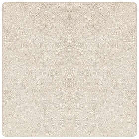 vidaXL Shaggy Mat Hög Lugg Grädde 120x120 cm PP