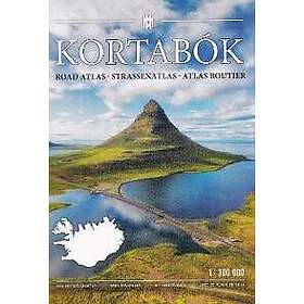 Iceland Road Atlas 1:300 000 Kortabok 2024-2026 comprehensive edition