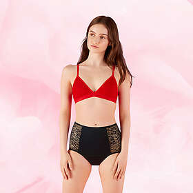 Libresse High Waist Floral menstrosor för lite mens