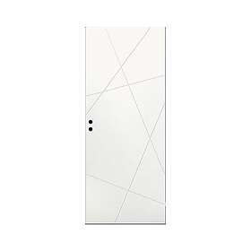 Grunda Innerdörr Bergö Design 10 X 20, Vit