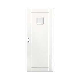 Grunda Innerdörr Frösö Design 9 X 20, Vit, Frostat Glas