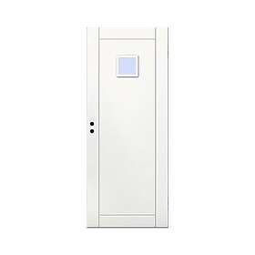 Grunda Innerdörr Frösö Design 9 X 20, Vit, Klarglas