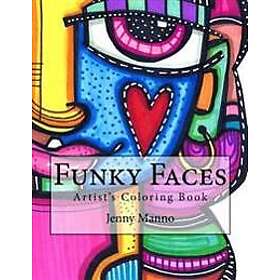 Funky Faces: Adult Coloring Book