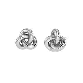 Edblad Infinity Knot Studs L Steel Grå