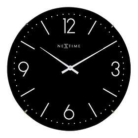 NeXtime Basic Dome Väggklocka 35 cm Svart