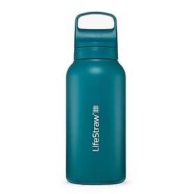 LifeStraw Go 2.0 Stainless Steel flaska med vattenfilter 1L