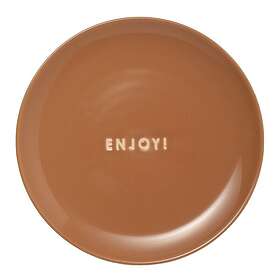 Vondels Autumn Elegance assiett 16 cm ENJOY! terrakotta