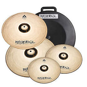 Istanbul Agop Xist Brilliant Cymbal Set + Hardcase (14″/16″/20″+18″)