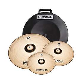 Istanbul Agop Xist Brilliant Cymbal Set + Hardcase (14″/16″/20″)