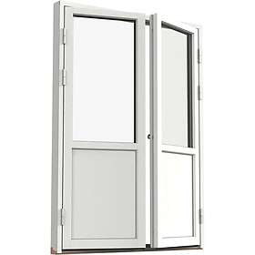 VillaFönster Fönsterdörr (par) Aluminiumbeklädd 15x21 Vänster